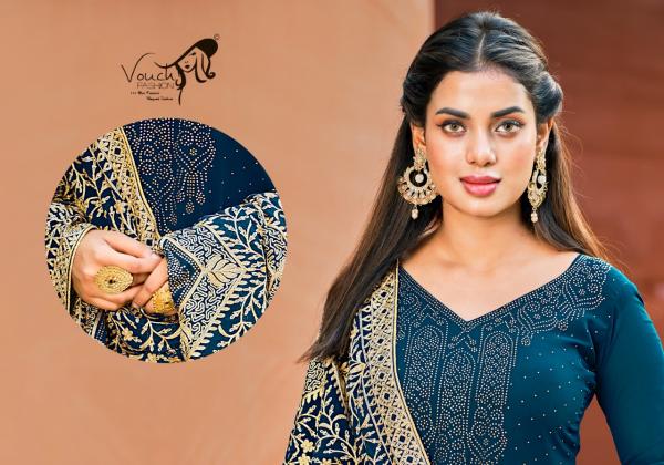 Vouch Fashion Naari 4 Designer Georgette Salwar 